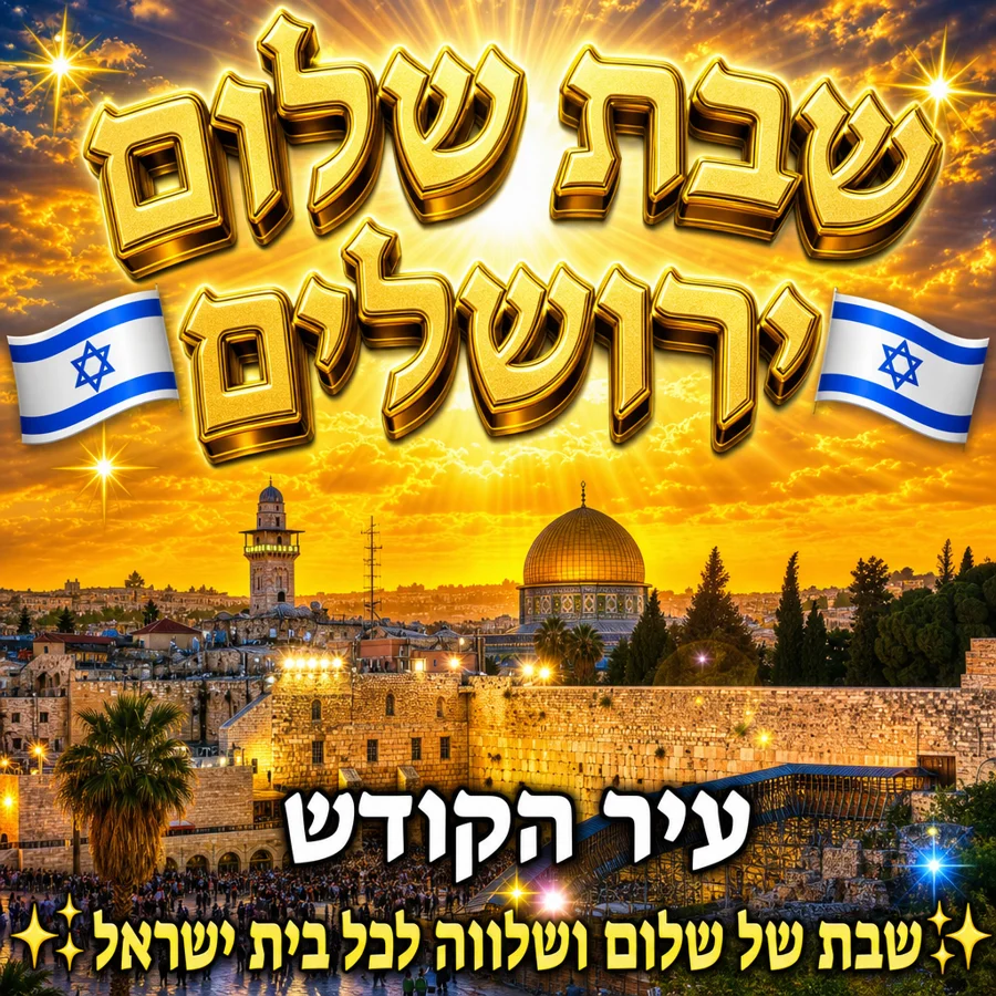 שבת שלום ירושלים